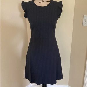 Loft pinstriped dress NWT